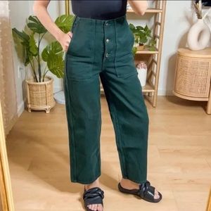 (107) & other stories organic cotton high waisted button fly jeans